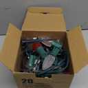 C9 LED Christmas String Lights Outdoor, 26 Feet 20 LED Christmas Pathway Lights with 20 Plastic Stakes, Connectable Waterproof for Driveways Xmas Holiday Patio Decoration, Red and Warm White (1 Pack)