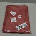 Cloth Burgundy Placemats Set of 8, Linen Type Fabric Placemats Machine Washable Heat Resistant Placemats Polyester Place Mats for Halloween, Thanksgiving and Christmas Dining Table (Burgundy)