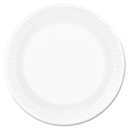 Dart 6PWCR 6 in White Unlaminated Foam Plate (Case of 1000)