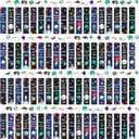 72 Pack Space Bookmarks Bulk for Kids, Outer Space Themed Party Favors, Astronaut Rocket Planet Galaxy Theme Birthday Party Favors, Bookmarks with Metal Charms for Boys Girls, Classroom Rewards Gifts