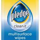 Pledge Multisurface Wipes, Fresh Citrus, 25 Wipes Per Pack (4 Packs)