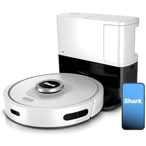 Shark AI Ultra Voice Control Robot Vacuum with Matrix Clean Navigation, Home Mapping, 60-Day Capacity, XL Self-Empty Base for Homes with Pets, Carpet & Hard Floors, Cool Grey