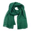 woogwin Women's Cotton Scarves Lady Light Soft Fashion Solid Scarf Wrap Shawl (One Size, DarkGreen)