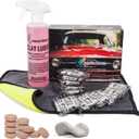 Car Clay Bars Auto Detailing 10 Pack with Lubricant Tablets 8 Pack, Include Portable Spray Bottle and Micro-Fiber Towel, for Car Wash Detailing Clean(10x50g (10ClayBars+8Lubricant Tablets+Spray Bottle+Towel, 10 Bar+Lubricant Tablets 8 Pack(Grey))