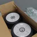 4 Pack Lawn Mower Wheels, HRR216K9VKAA Wheels, Fit for Honda HRR216 HR215 HRT216 HRB215 HRR2168vka etc 21 Inch Lawn Mower,2 Rear Wheels 42710VE2M02ZE, 2 Front Wheels 44710VL0L02ZB,5 Years