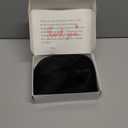 morvally Short Black Wavy Bob Wig with Bangs for Women 16 Inches Natural Synthetic Hair Wavy Wigs