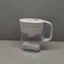 Brita Small 6 Cup Denali Water Filter Pitcher with 1 Brita Standard Filter, Made Without BPA, Bright White