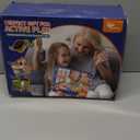 16 Pcs Balance Beam and Stepping Stones for Kids - 4 Turtle Shape Stepping Stones and 12 Connectable Beams with Sound Feature,Color Spinner, Riddle Cards, Fun Balance Training and Obstacle Course