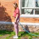 FEVONE Kink Free Garden Hose 75 ft, Heavy Duty Water Hose