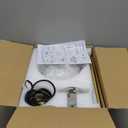 Loiogohot Pendant Lights Kitchen Island,Farmhouse Pendant Light with Milky Glass Globe Shade,6.29" Glass Pendant Light for Brushed Bronze Finish Farmhouse Entryway Dining Room Kitchen Island 1 Light