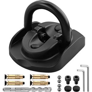 EYPINS Security Ground Anchor with Drill Bit - Heavy Duty Alloy Steel Anti-Theft Wall Anchor Lock for Motorcycle, Bicycle, Scooter, Outdoor Indoor Concrete Brick Surfaces Installed