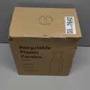 Plastic 50 Oz Water Carafe with Flip Top Lid, Set of 6 Square Base Clear Plastic Juice Container Pitcher - for Water, Iced Tea, Juice, Beverage, Lemonade, Milk and Mimosa Bar - HAND WASH ONLY