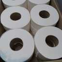 AmazonCommercial 2-Ply White Jumbo Roll Toilet Paper, 9 in, Septic Safe, Compatible with Universal Dispensers, FSC Certified, 1000 Feet Per Roll (Pack of 12)