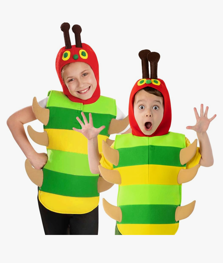 fun shack Caterpillar Costume Kids, Kids Caterpillar Costume, Boys Halloween Costumes, Halloween Costumes for Girls, Small