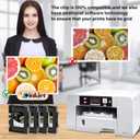 SG500 Sublimation Ink Cartridges Compatible for Sawgrass SG500 SG1000 Printers, 4PK (Black, Cyan, Magenta, Yellow)