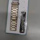 Lerobo Stainless Steel Band Compatible with Samsung Galaxy Watch 8 7 6 5 4 FE 40mm 44mm 45mm/Galaxy Watch 8 Classic 6 4 Classic 43mm 47mm 42mm 46mm, 20mm Metal Replacement Band for Men Women (Starlight) Size: Galaxy Watch 8/8Classic-40/44/46mm