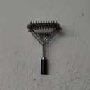 Stainless Steel BBQ Grill Brush and Scraper, Bristle-Free, Universal 3D Scraper Included (Large & Bristle Free)