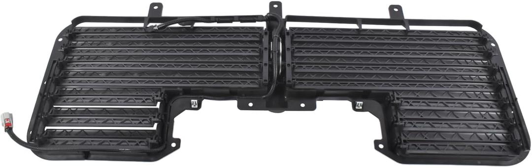 Radiator Shutter Assembly with Motor Replacement for Chevy Silverado 1500 High LS LT LTZ GMC Sierra 1500 Limited Base SLE 2017-2019 84363184 601-374