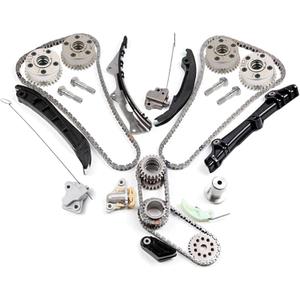 Timing Chain VVT Gear Solenoid Kit Replacement For 2011-2015 Chrysler 300 Jeep Grand Cherokee Dodge Ram 1500 3.6L Pentastar 916-958, 5184150AF, 5184370AI, 5184369AH, 5184352AF