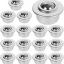 16PCS 5/8" Roller Ball Transfer Bearings CY-15H Carbon Steel Ball Transfer Bearing Casters Universal Base Conveyor Roller Ball