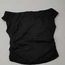 Trendy Queen Womens Summer Off The Shoulder Tops Going Out T Shirts Crop Tank Top Fashion Clothes Spring Outfits 2025, L