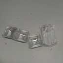 Mistari 20 Pack Clear Plastic Dessert Cups with Lids and Spoons, Mini Parfait Cups Pudding Cups for Cheesecake Yogurt Jello Mousse Snacks Fruit Trifle (50 cups + 20 spoons + 20 flat lids)