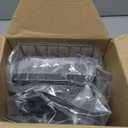 LEVERLOC 2 Pack Shower Caddy Suction Cup, Shower Shelves for Inside, Rustproof Metal Bathroom Storage NO-Drilling Bath Organizer with Large Capacity,Heavy Duty Storage Basket,Home Decor,Black