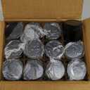 2oz Jars with Lids, Hoa Kinh 24 Pack Amber Glass Jars with Lids Empty Cosmetic Containers Round Airtight Glass Jar with Inner Liners and black Lid for Storing Lotions, Powders, and Ointments