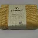 a moment Pack of 2 Decorative Chenille Throw Pillow Covers with Twill Cushion Covers for Sofa Living Room Couch Bed 12x20 Inch Yellow