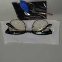 racico Blue Light Glasses for Men Computer - Gaming Blocking Anti Eyestrain, UV Clear Lens Nerd Costume Fake Eyeglasses