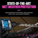 Muc-Off Chain Wet Lube 120ml | Biodegradable Bicycle Chain Lubricant Wet | Reduces Friction & Extends Chain Life | Wax-Based Formula Repels Water | Suitable for MTB & Road Bikes