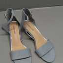 LONDON FOG Women's Nikki Low Two Piece Block Heel Dress Shoe Ladies Ankle Strap Pump Sandal 9.5