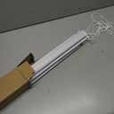 Zebra Roller Shades, Dual Layer Roll Up Blind for Living Room, Semi Sheer Shades Window Privacy Light Control for Day and Night, (Maximum Height 72inch, White Color, Width 34 inch)