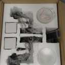 Battery Operated Wall Sconce Set of 2 - Dimmable Wireless Lamps for Wall Rechargeable Sconces Set of 2 with Remote Control, Cordless Battery Powered Black Wall Lights 3000K for Bathroom Bedroom