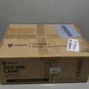 Milk Ceiling Light mid Century Modern Ceiling Light fixtures with Milk Green Glass Shade Gold Semi Flush Mount Ceiling Light, Vintage Glass Ceiling Lamp Hallway Dining Room Kitchen