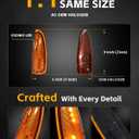 2 PCS LED Side Mirror Marker Lights for Fo-rd 2003-2007 F250 F350 F450 F550 Super Duty / 2000-2005 Excursion, LED Sequential Side Mirror Turn Signal Lamp Assembly, Amber Lens