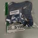 Best Pet Supplies Voyager Step-in Air Harness - All Weather Mesh, Reflective, No Pull Harness for Dogs, Cats - Secure with Hook & Loop Fastener, Buckle, Double D-Rings - Blue/Black Trim, M (M (Chest: 16 - 18"))