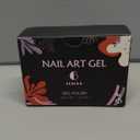 6PCS Crackle Gel Nail Polish Set Crackle Nail Polish Gel Black Purple White Pink Magic Gel Polish Kit, Amazing Cool Crackle Effect Patterned Nail DIY Art Women Gift 8ml