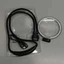 10X 30X Large Magnifying Glass with Light, Hands Free Magnifying Glass for Reading, 3 Color LED Lights Flexible Gooseneck Magnifier for Close Work Reading Sewing, 4.3in