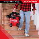Shop-Vac 5 Gallon 4.5 Peak HP Wet/Dry Vacuum, Portable Heavy-Duty Shop Vacuum 3 in 1 Function with Attachments for House, Garage, Car & Workshop, 5971536