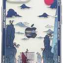 Mamarmot Compatible with iPhone 16 Pro Max Clear Case, Japanese Cool Cartoon Anime Aesthetic Scenery Soft Shockproof Protective Transparent Back Case Cover Shell (Landscape-4, for iPhone 16 Pro Max)