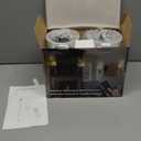 TOOWELL Battery Operated Wall Sconce Set of 2, Black Rechargeable Wall Lights Fixtures 8000mAh Dimmable LED with Remote Wireless Wall Lamps Timer for Home Bedroom Hallway Bathroom Living Room Decor