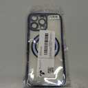 Magnetic Ring Case for iPhone 16 Pro Max Case Kickstand Compatible with MagSafe Built-in Camera Lens Protector Shockproof Phone Case for iPhone 16 ProMax 6.9" - Deep Blue