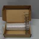7" Capacity Rain Gauge Glass Replacement Tube with Lip for Yard Garden (2)