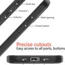 Diverbox for iPhone 15 Case - [Shockproof] [Dropproof] [with Screen Protector ] Heavy Duty Protection Phone Case Cover for Apple iPhone 15 6.1 inch (High Gloss Black)