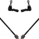 TRQ Front Inner and Outer Tie Rod Set 4 Piece Compatible with 2009-2013 Land Rover Range Rover Sport