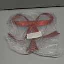 Yhthoha Large Metal Bow Christmas Tree Topper,9.4 Inch Glitter Red Tree Topper,Red Bow Christmas Tree Decorations for Xmas Home Decor Holiday Party Indoor Outdoor Shop Office