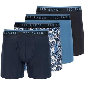 Ted Baker Men's 4 Pack Cotton Stretch Boxer Briefs, M