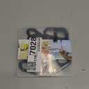 Heavy Duty Carabiner Clip, Steel Carabiners 1100lbs 3" D Shaped Spring Hook Small Clips for Hammocks, Hiking, Keychains, Outdoors and Gym, Dog Leash and Key Ring (Black)