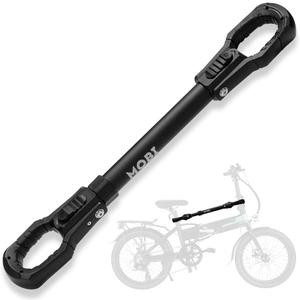 MOBI OUTDOOR E Bike Frame Adaptor Fits Up to 100lbs for E Bike Hitch Platform Rack, Adjustable Aluminum Adaptor with Rubber Hooks, Adapt Diverse Bike Frames, Women's BMX & Non-Standard Frames
